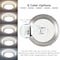 Luxrite 18 Inch LED Flush Mount Ceiling Light 5 CCT Selectable 2700K-5000K 24W 2160LM Dimmable LR23284-1PK - alternate 7